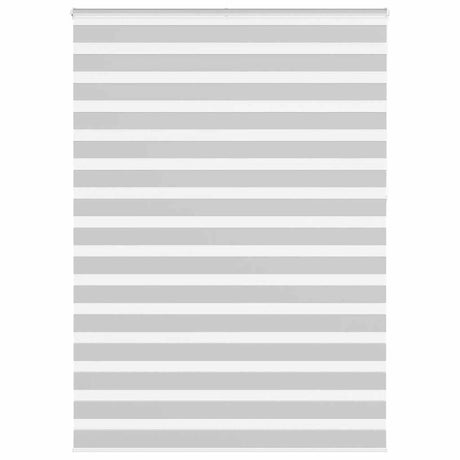 VidaXL store enrouleur zèbre 165x230 cm largeur de tissu 160,9 cm gris clair