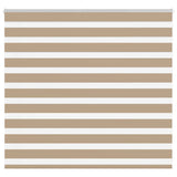 VidaXL store zèbre 165x100 cm largeur de tissu 160,9 cm polyester marron sable
