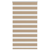 VidaXL store zèbre 75x150 cm largeur de tissu 70,9 cm polyester marron sable