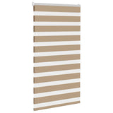 VidaXL store zèbre 75x150 cm largeur de tissu 70,9 cm polyester marron sable