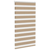 VidaXL store zèbre 90x150 cm largeur de tissu 85,9 cm polyester marron sable
