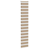 Vidaxl Zebra Blind 40x200 cm Largeur de poussière 35,9 cm Brown de sable en polyester