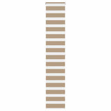 VidaXL store zèbre 45x200 cm largeur de tissu 40,9 cm polyester marron sable