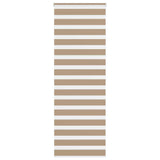 VidaXL store zèbre 90x200 cm largeur de tissu 85,9 cm polyester marron sable