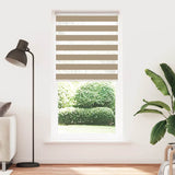 VidaXL store zèbre 110x200 cm largeur de tissu 105,9 cm polyester marron sable