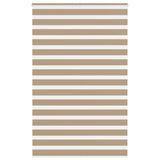VidaXL store zèbre 145x200 cm largeur de tissu 140,9 cm polyester marron sable