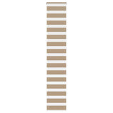 VidaXL store zèbre 40x230 cm largeur de tissu 35,9 cm polyester marron sable