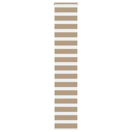 VidaXL store zèbre 40x230 cm largeur de tissu 35,9 cm polyester marron sable