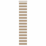 VidaXL store zèbre 45x230 cm largeur de tissu 40,9 cm polyester marron sable
