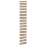 VidaXL store zèbre 45x230 cm largeur de tissu 40,9 cm polyester marron sable