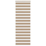 VidaXL store zèbre 70x230 cm largeur de tissu 65,9 cm polyester marron sable
