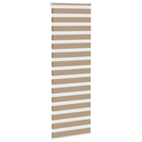 VidaXL store zèbre 75x230 cm largeur de tissu 70,9 cm polyester marron sable
