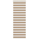VidaXL store zèbre 80x230 cm largeur de tissu 75,9 cm polyester marron sable