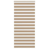 VidaXL store zèbre 100x230 cm largeur de tissu 95,9 cm polyester marron sable