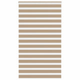 Vidaxxl store zèbre 135x230 cm largeur de tissu 130,9 cm polyester marron sable