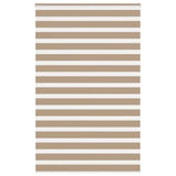 VidaXL store zébré 145x230 cm largeur de tissu 140,9 cm polyester marron sable