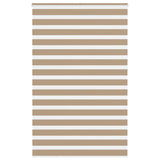 VidaXL store zébré 150x230 cm largeur de tissu 145,9 cm polyester marron sable