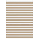 VidaXL store zèbre 155x230 cm largeur de tissu 150,9 cm polyester marron sable