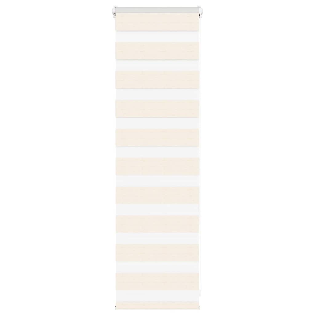 VidaXL store enrouleur zèbre 40x100 cm largeur de tissu 35,9 cm marbre beige