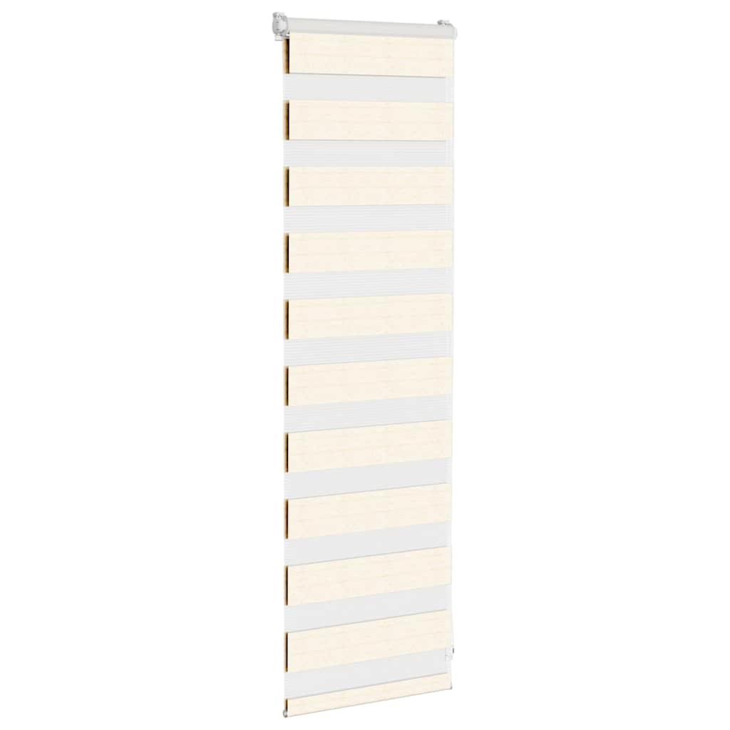 VidaXL store enrouleur zèbre 45x100 cm largeur de tissu 40,9 cm marbre beige