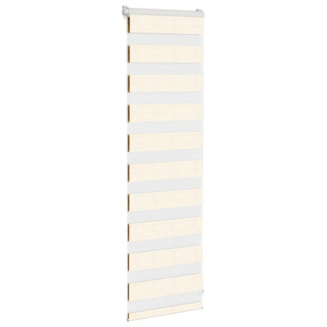 VidaXL store enrouleur zèbre 45x100 cm largeur de tissu 40,9 cm marbre beige