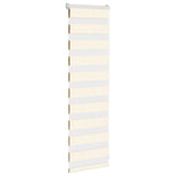 Vidaxl Zebra Roller Blind 50x100 cm Støvbredde 45,9 cm Marmerbeige