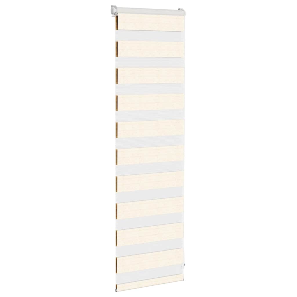 VidaXL store enrouleur zèbre 50x100 cm largeur de tissu 45,9 cm marbre beige