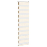 VidaXL store enrouleur zèbre 50x100 cm largeur de tissu 45,9 cm marbre beige