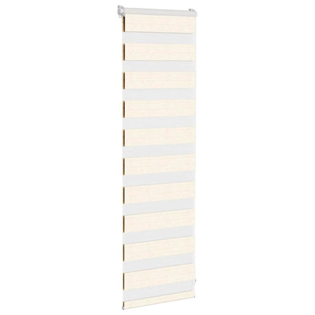 VidaXL store enrouleur zèbre 50x100 cm largeur de tissu 45,9 cm marbre beige