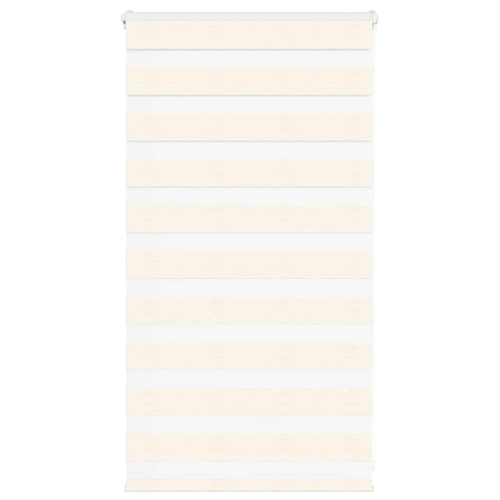 VidaXL store enrouleur zèbre 80x100 cm largeur de tissu 75,9 cm marbre beige