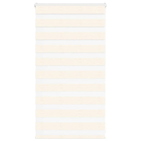 VidaXL store enrouleur zèbre 80x100 cm largeur de tissu 75,9 cm marbre beige
