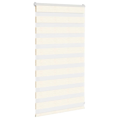 VidaXL store enrouleur zèbre 80x100 cm largeur de tissu 75,9 cm marbre beige