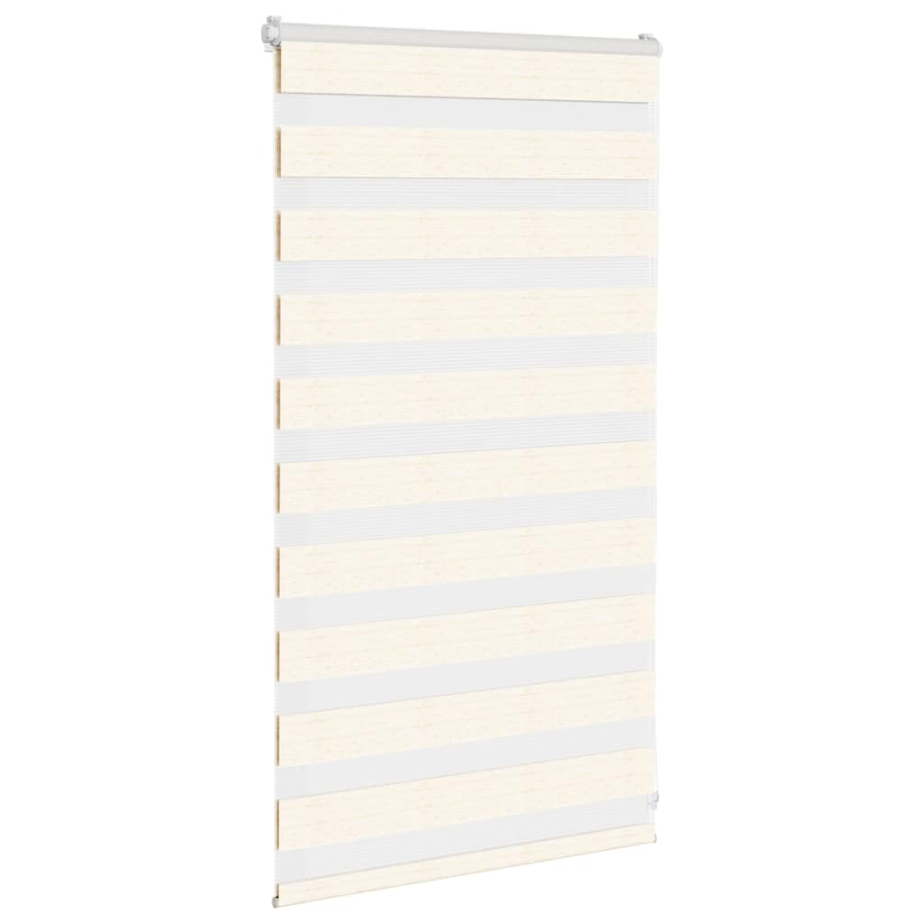 Vidaxl zebra rolgordijn 90x100 cm stofbreedte 85,9 cm marmerbeige