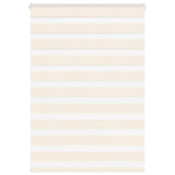 Vidaxl Zebra Roller Blind 105x100 cm Larghezza tessuto 100,9 cm Marmerbeige