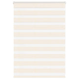 VidaXL store enrouleur zèbre 105x100 cm largeur de tissu 100,9 cm marbre beige