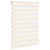 Vidaxl Zebra Roller Blind 105x100 cm Stoffbreite 100,9 cm Marmerbeige