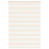 Vidaxl Zebra Roller Blind 115x100 cm Dammbredd 110,9 cm Marmerbeige