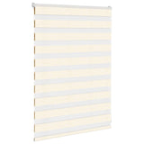 Vidaxl Zebra Rouleau aveugle 115x100 cm Largeur de poussière 110,9 cm Marmerbeige