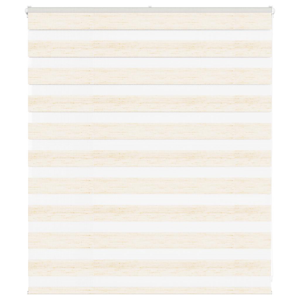 Vidaxl Zebra Roller Blind 120x100 cm Staubbreite 115,9 cm Marmerbeige