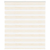 Vidaxl Zebra Roller Blind 120x100 cm Støvbredde 115,9 cm Marmerbeige