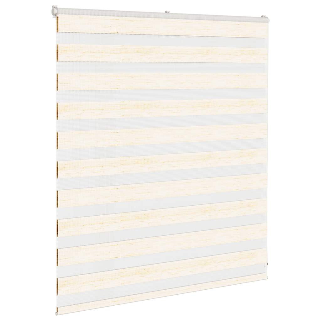 Vidaxl zebra rolgordijn 120x100 cm stofbreedte 115,9 cm marmerbeige