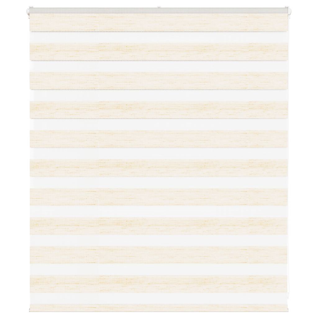 Vidaxl zebra rolgordijn 125x100 cm stofbreedte 120,9 cm marmerbeige