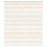 VidaXL store enrouleur zèbre 125x100 cm largeur de tissu 120,9 cm marbre beige