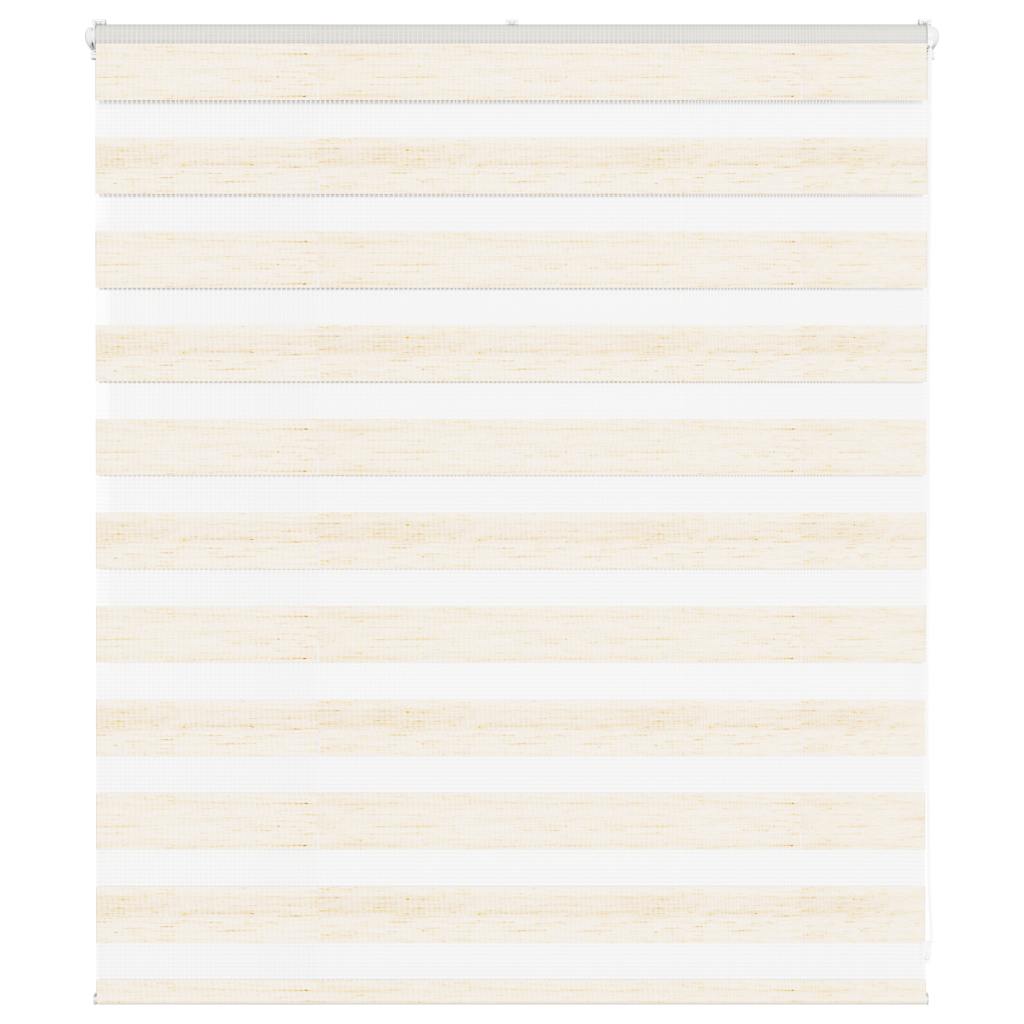 Vidaxx store enrouleur zèbre 130x100 cm largeur de tissu 125,9 cm marbre beige