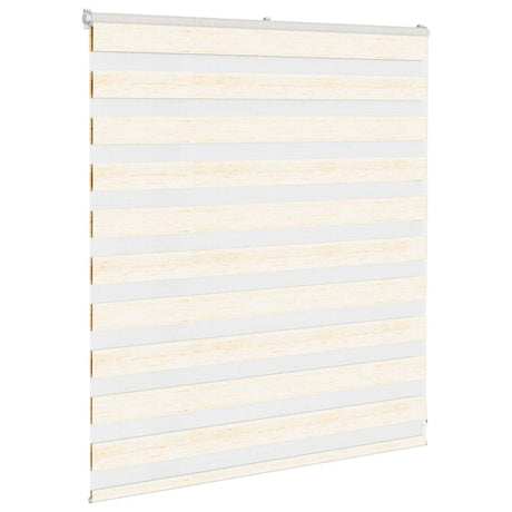 Vidaxx store enrouleur zèbre 135x100 cm largeur de tissu 130,9 cm marbre beige