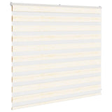 Vidaxl Zebra Roller Blind 155x100 cm Staubbreite 150,9 cm Marmerbeige