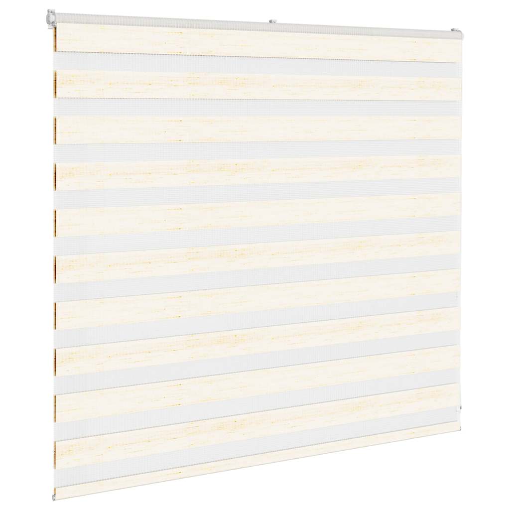 Vidaxl Zebra Roller Blind 165x100 cm Šířka prachu 160,9 cm Marmerbeige