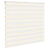 Vidaxl Zebra Roller Blind 165x100 cm Støvbredde 160,9 cm Marmerbeige