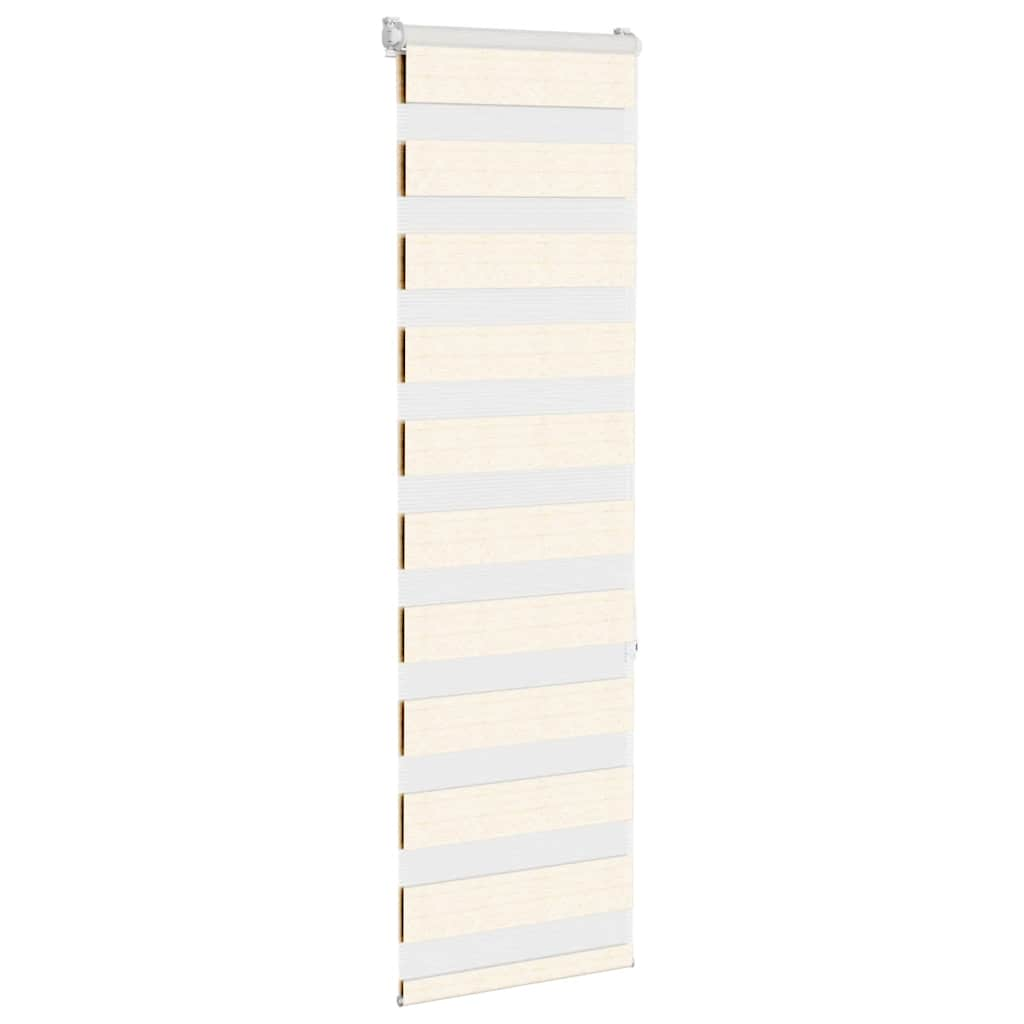 Vidaxl zebra blind 40x150 cm stofbreedte 35,9 cm polyester marmerbeige