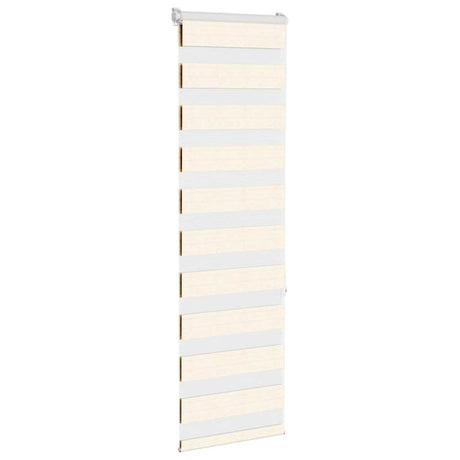 VidaXL store zèbre 40x150 cm largeur de tissu 35,9 cm polyester marbre beige